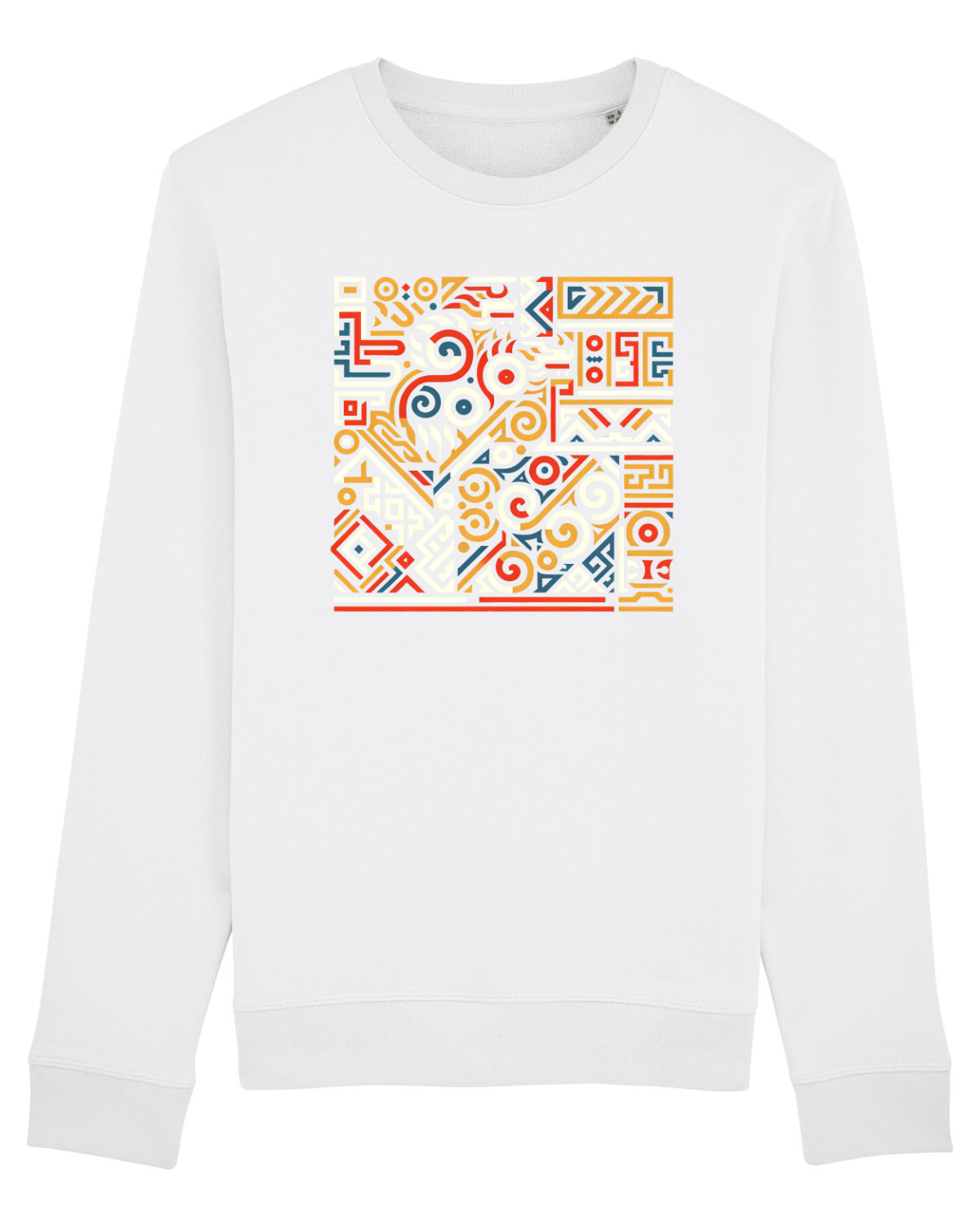 Bluză mânecă lungă Unisex Rise White