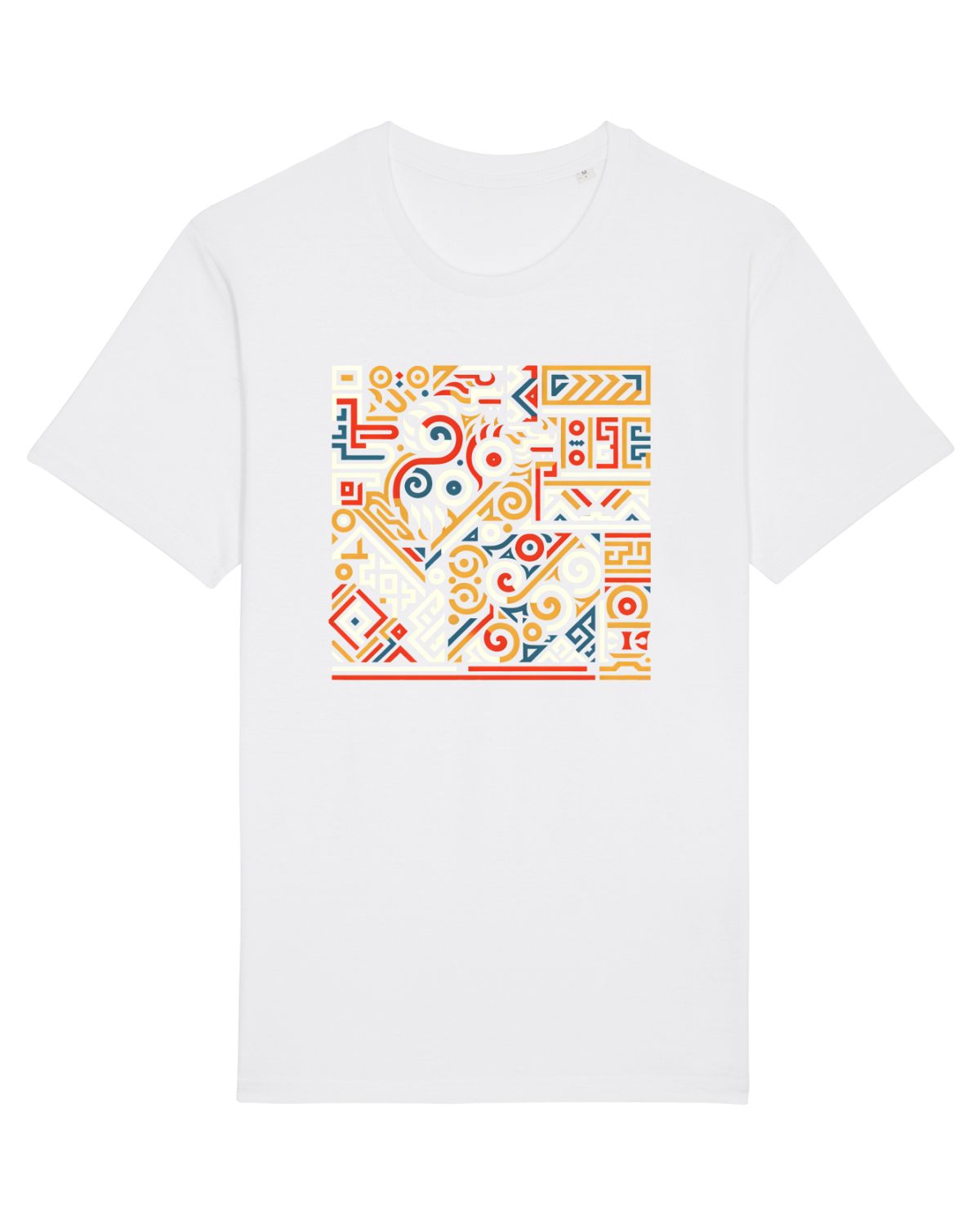 Tricou mânecă scurtă Unisex Rocker White
