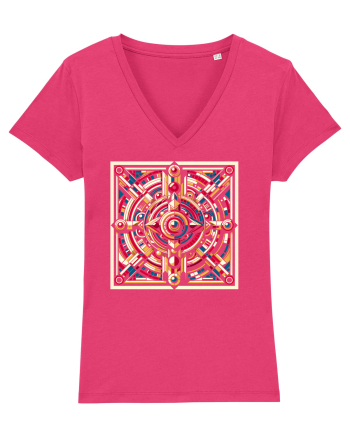 ABSTRACT GEOMETRIC 8 Raspberry