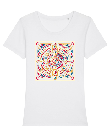 ABSTRACT GEOMETRIC 8 White
