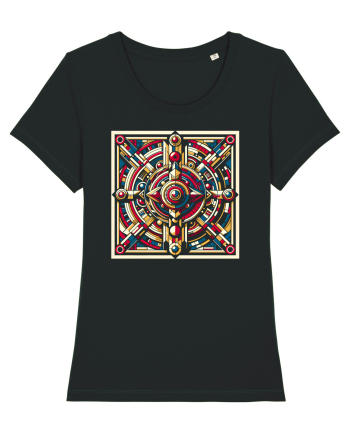 ABSTRACT GEOMETRIC 8 Black