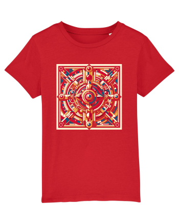 ABSTRACT GEOMETRIC 8 Red
