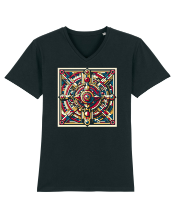 ABSTRACT GEOMETRIC 8 Black