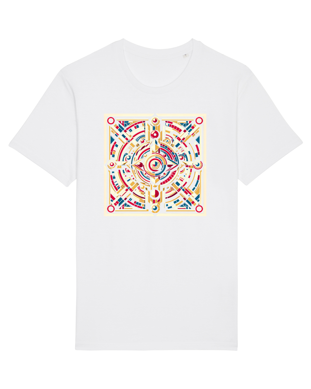 Tricou mânecă scurtă Unisex Rocker White