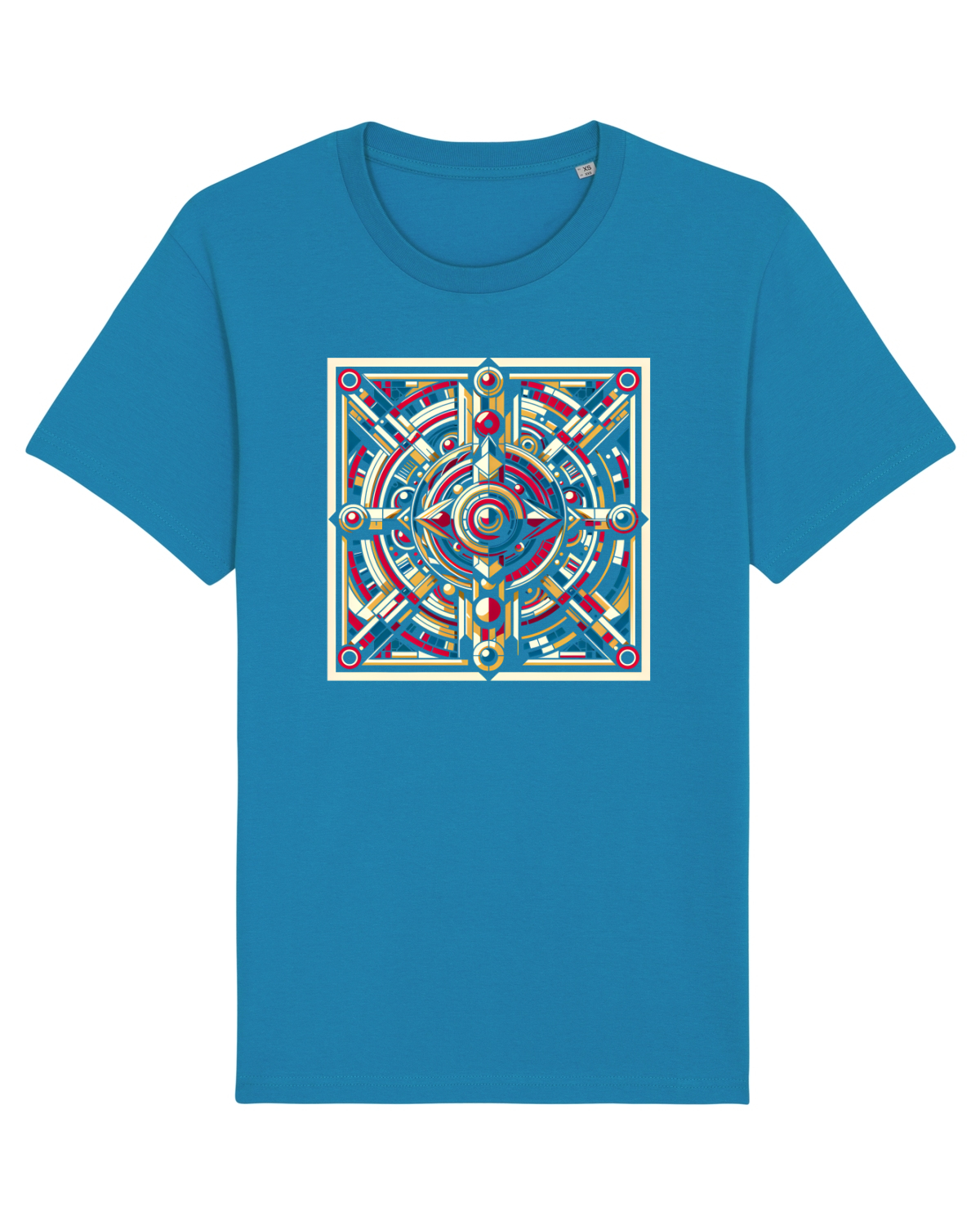 Tricou mânecă scurtă Unisex Rocker Azur