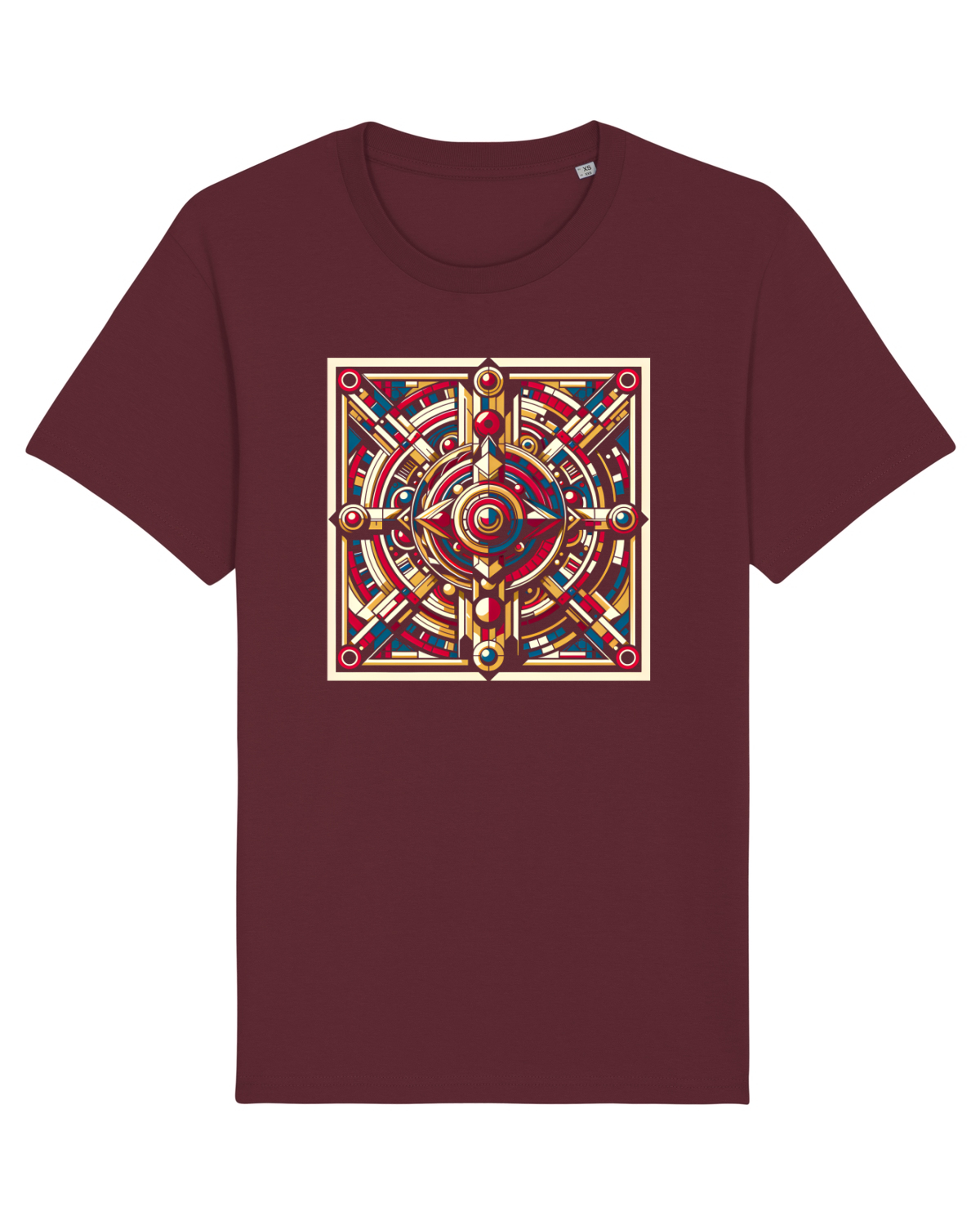 Tricou mânecă scurtă Unisex Rocker Burgundy