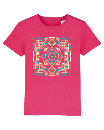 ABSTRACT GEOMETRIC MINIMALIST 8 Raspberry