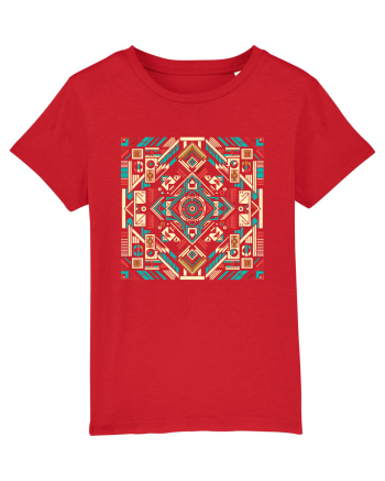 ABSTRACT GEOMETRIC MINIMALIST 8 Red