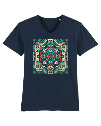 ABSTRACT GEOMETRIC MINIMALIST 8 French Navy