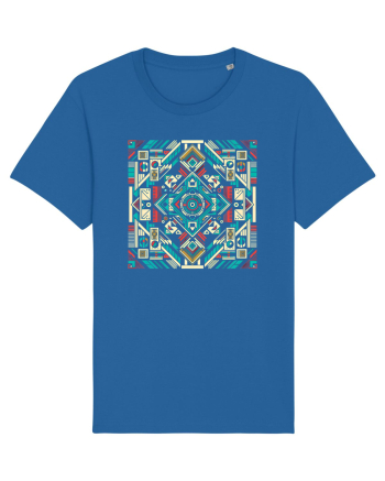 ABSTRACT GEOMETRIC MINIMALIST 8 Royal Blue