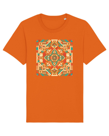 ABSTRACT GEOMETRIC MINIMALIST 8 Bright Orange