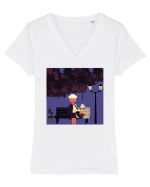 Never Alone Tricou mânecă scurtă guler V Damă Evoker