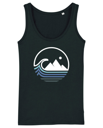 Oceans and Mountains Black