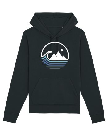 Oceans and Mountains Black
