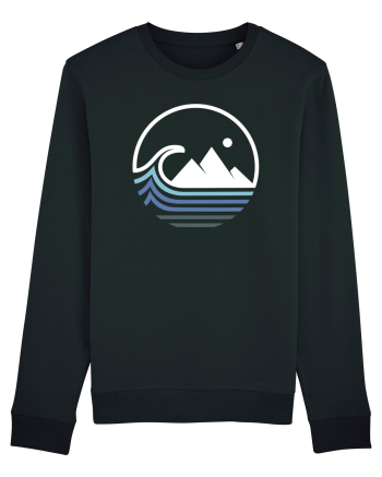 Oceans and Mountains Black
