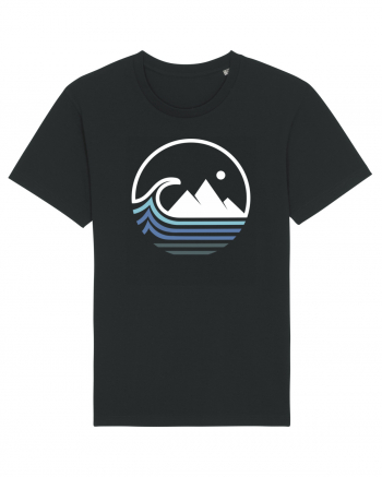 Oceans and Mountains Black