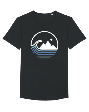 Oceans and Mountains Black