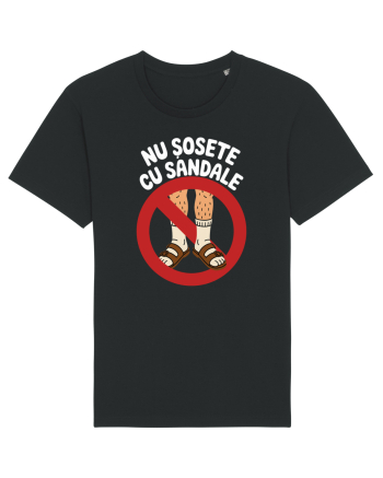 Nu Sosete cu Sandale Tricou mânecă scurtă Unisex Rocker