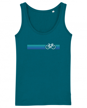 Retro Cycling Blue Ocean Depth