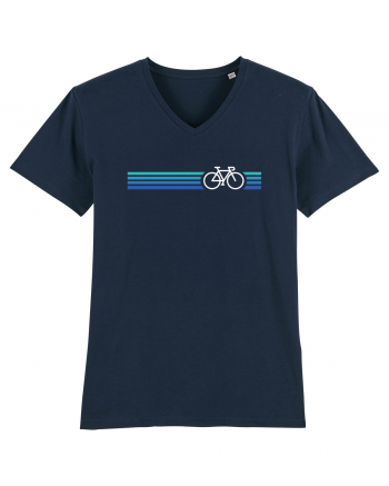 Retro Cycling Blue French Navy