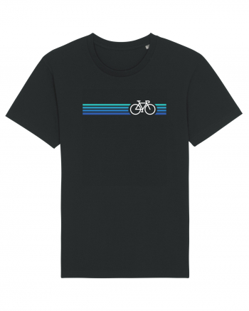 Retro Cycling Blue Black