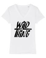 Wild Thing Tricou mânecă scurtă guler V Damă Evoker