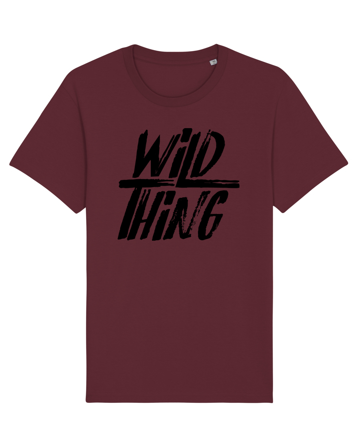 Tricou mânecă scurtă Unisex Rocker Burgundy
