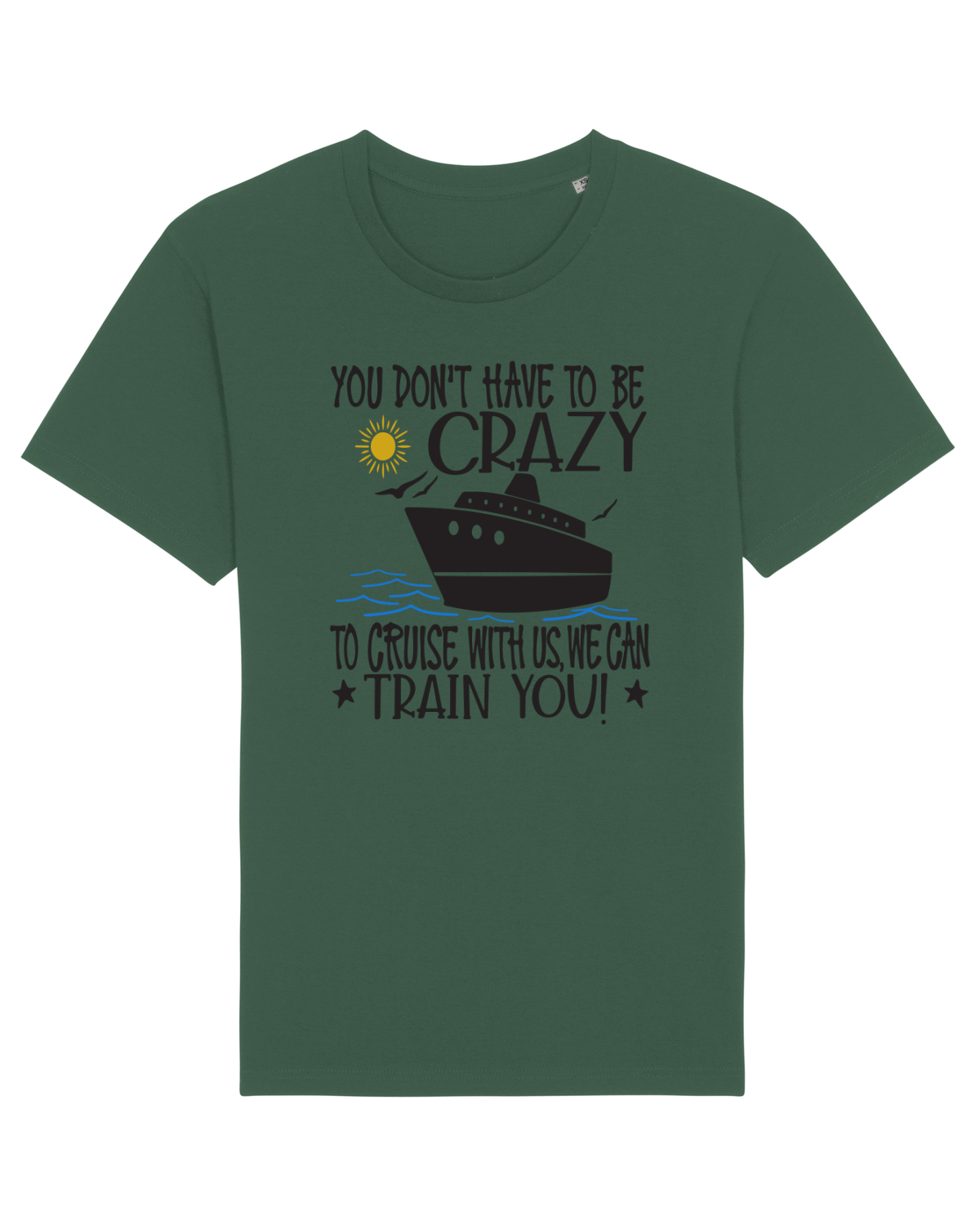 Tricou mânecă scurtă Unisex Rocker Bottle Green
