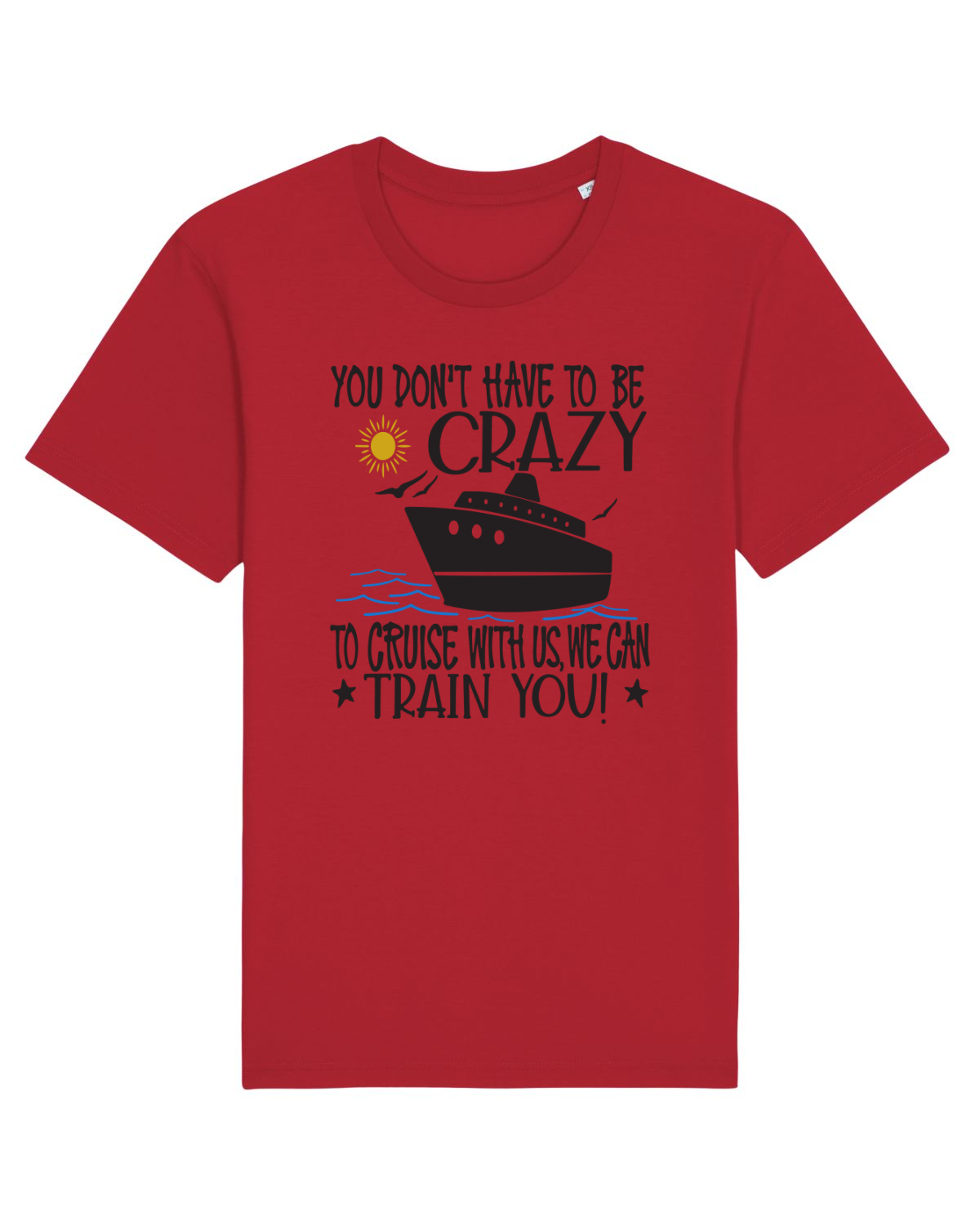 Tricou mânecă scurtă Unisex Rocker Red