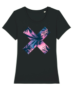 X Palms Tricou mânecă scurtă guler larg fitted Damă Expresser