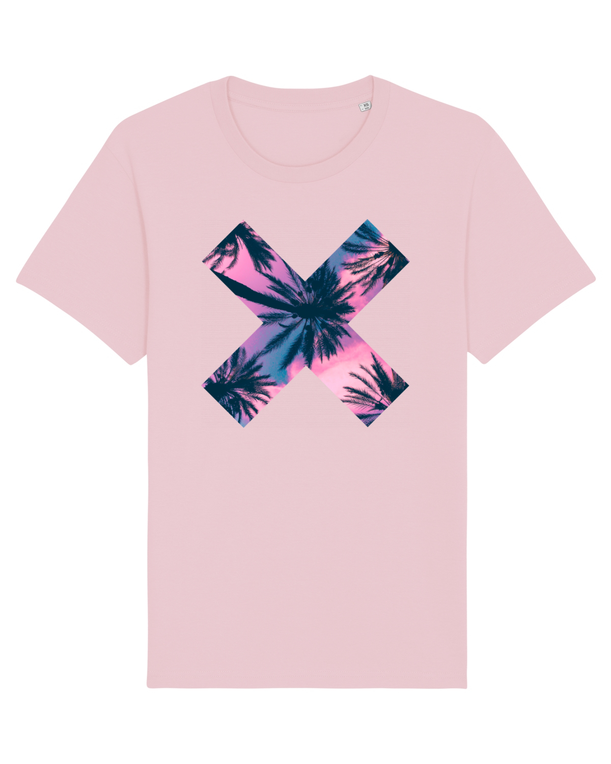 Tricou mânecă scurtă Unisex Rocker Cotton Pink