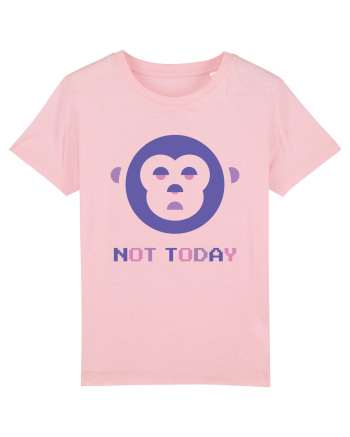 Not Today Monkey Cotton Pink