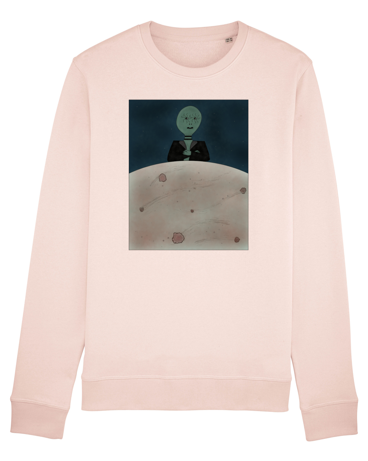 Bluză mânecă lungă Unisex Rise Candy Pink