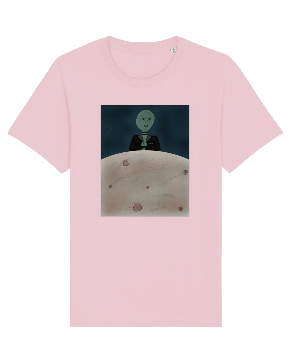 Tricou mânecă scurtă Unisex Rocker Cotton Pink