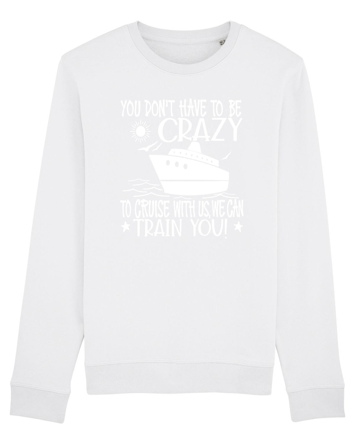 Bluză mânecă lungă Unisex Rise White