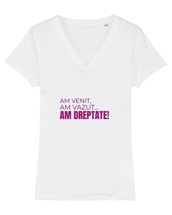 AM VENIT, am văzut, AM DREPTATE!  White