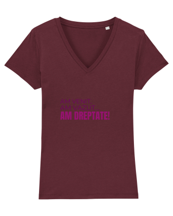 AM VENIT, am văzut, AM DREPTATE!  Burgundy