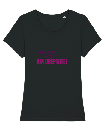 AM VENIT, am văzut, AM DREPTATE!  Black