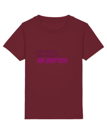 AM VENIT, am văzut, AM DREPTATE!  Burgundy