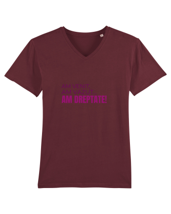 AM VENIT, am văzut, AM DREPTATE!  Burgundy