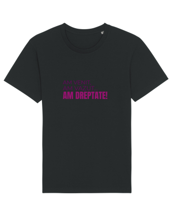 AM VENIT, am văzut, AM DREPTATE!  Black