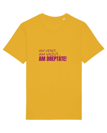 AM VENIT, am văzut, AM DREPTATE!  Spectra Yellow