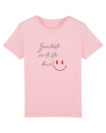 Zâmbește că-ți stă bine  Cotton Pink