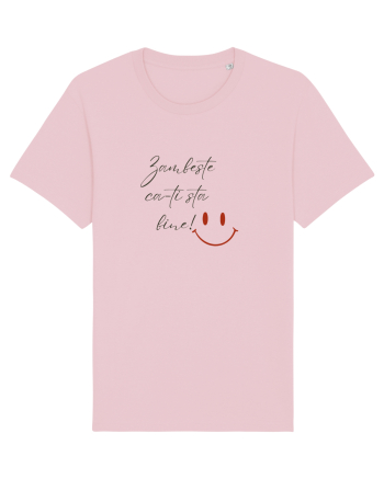 Zâmbește că-ți stă bine  Cotton Pink