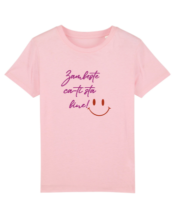 Zâmbește că-ți stă bine  Cotton Pink