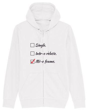 Single. Într-o relație. Mie foame. White