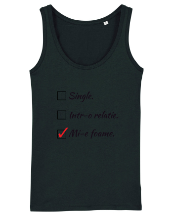 Single. Într-o relație. Mie foame. Black