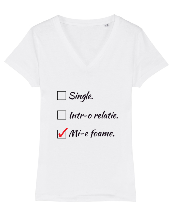 Single. Într-o relație. Mie foame. White