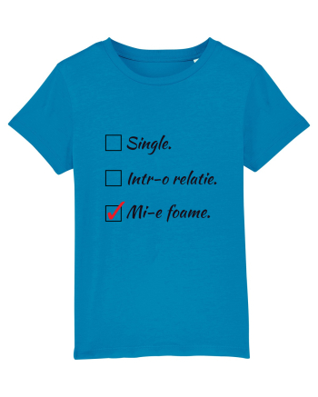 Single. Într-o relație. Mie foame. Azur