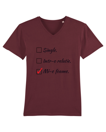 Single. Într-o relație. Mie foame. Burgundy
